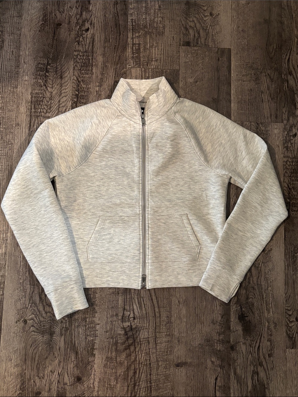 Abercrombie & Fitch YPB Full Zip Jacket - Light Grey - Size Large
